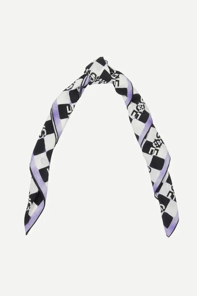 Woman Hailan Scarf Aop 9394 Checks Rhapsody Samse Samse Scarves
