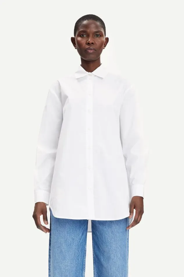 Woman Haley Shirt 11468 White Samse Samse Shirts and Blouses
