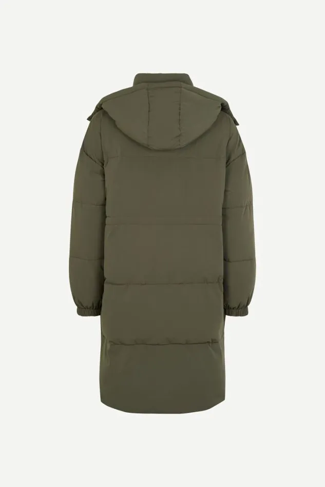 Woman Hana Drawstring Coat 14887 Major Brown Samse Samse Jackets and Coats