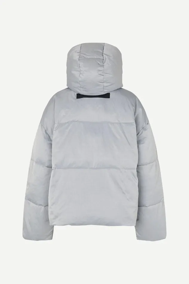 Woman Hana Short Jacket 14868 Silver Samse Samse Jackets and Coats
