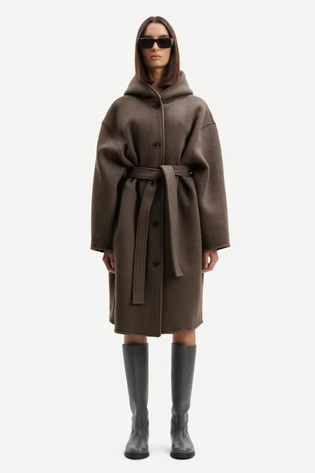 Woman Hanneli Coat 14881 Major Brown Samse Samse Jackets and Coats