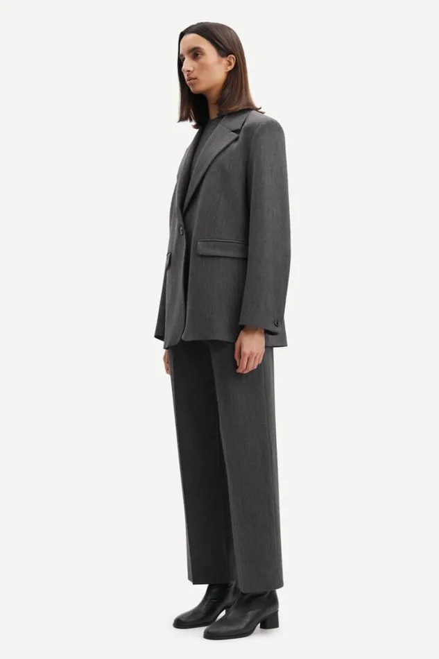 Woman Haven Blazer 13103 Dark Grey Mel Samse Samse Matching Sets