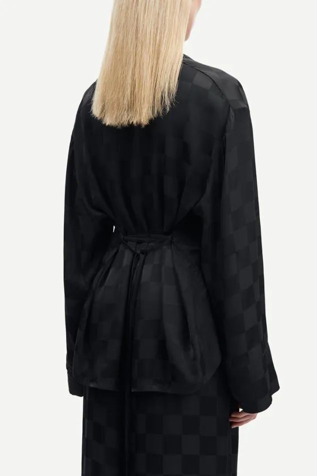 Woman Helena Blouse 14900 Black Samse Samse Matching Sets
