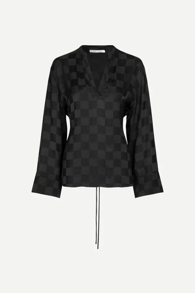 Woman Helena Blouse 14900 Black Samse Samse Matching Sets