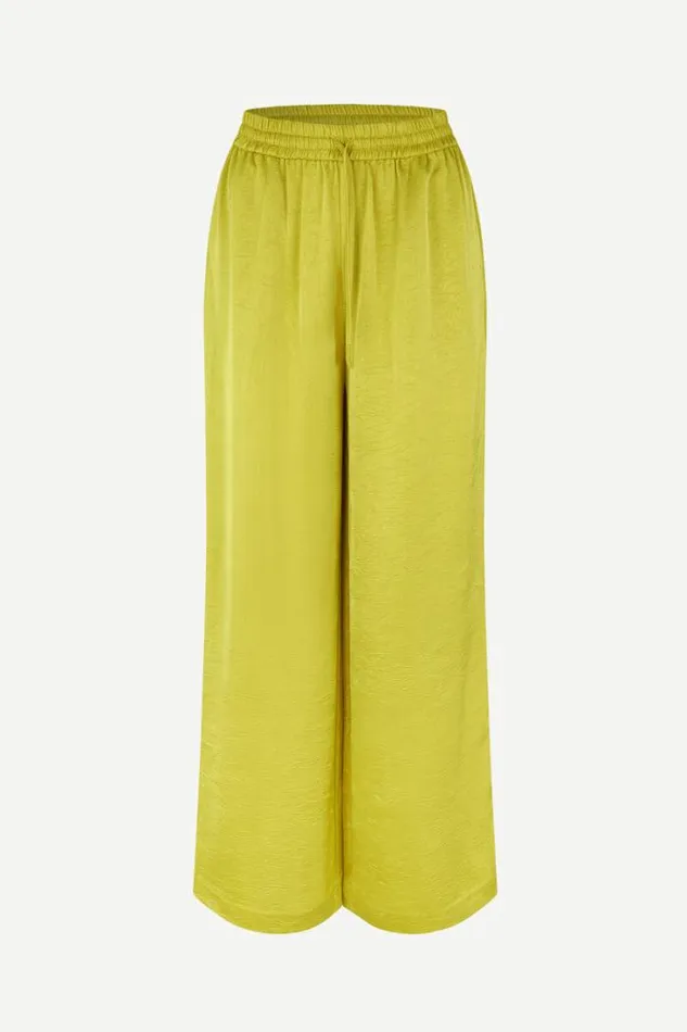 Woman Helena Trousers 14896 Celery Samse Samse Trousers