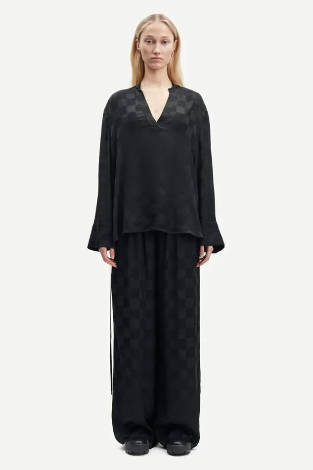 Woman Helena Trousers 14900 Black Samse Samse Matching Sets