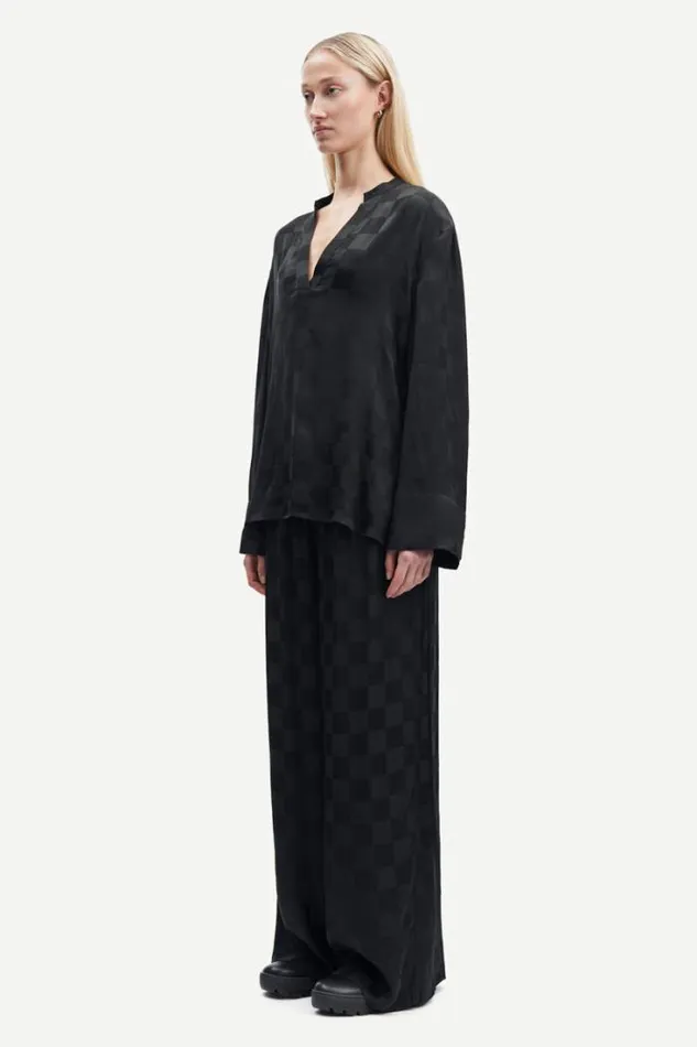 Woman Helena Trousers 14900 Black Samse Samse Matching Sets