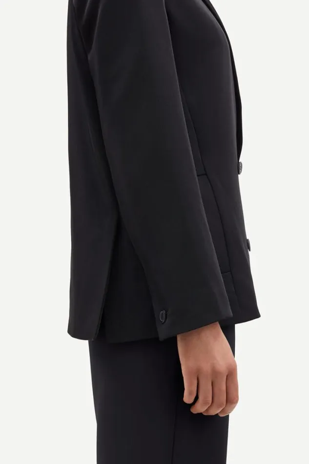 Woman Hoys Blazer 7331 Black Samse Samse Matching Sets