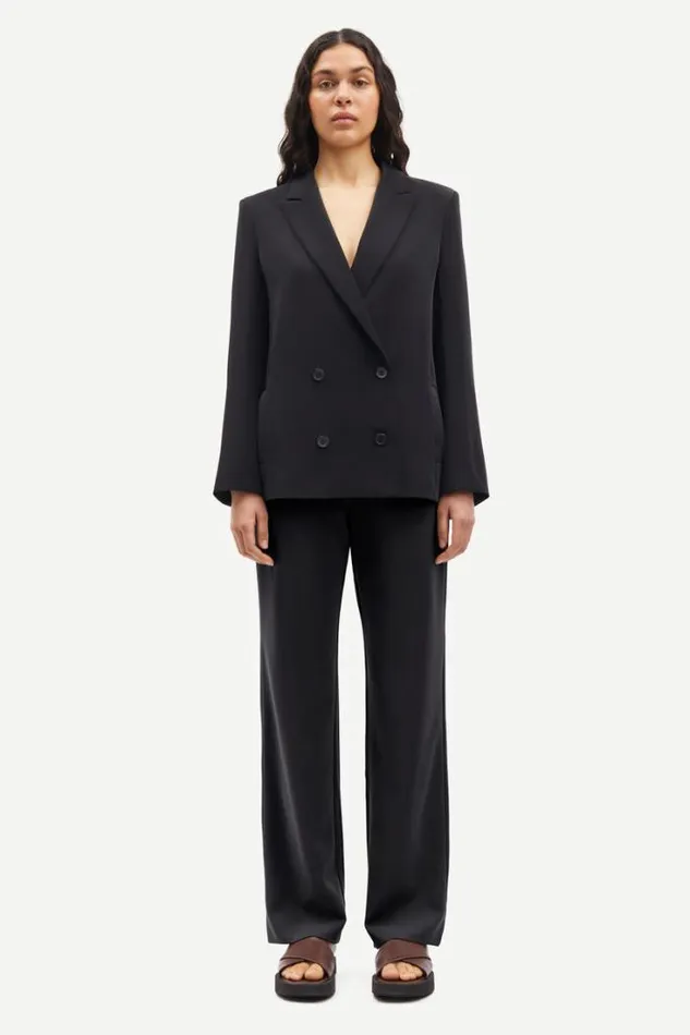 Woman Hoys Blazer 7331 Black Samse Samse Matching Sets