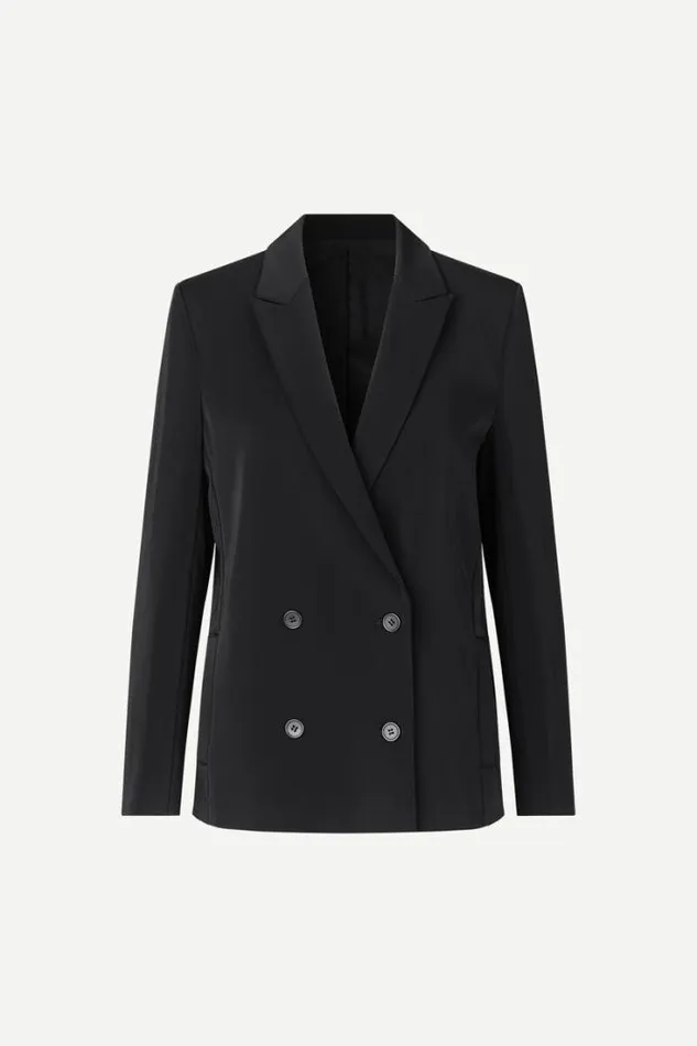 Woman Hoys Blazer 7331 Black Samse Samse Matching Sets