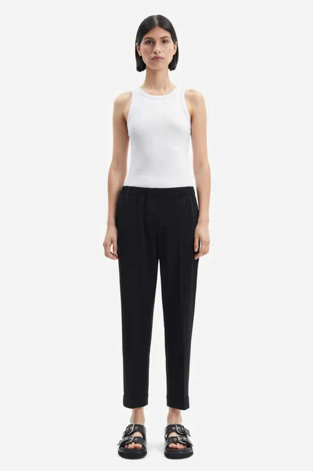 Woman Hoys Pants 6528 Black Samse Samse Trousers