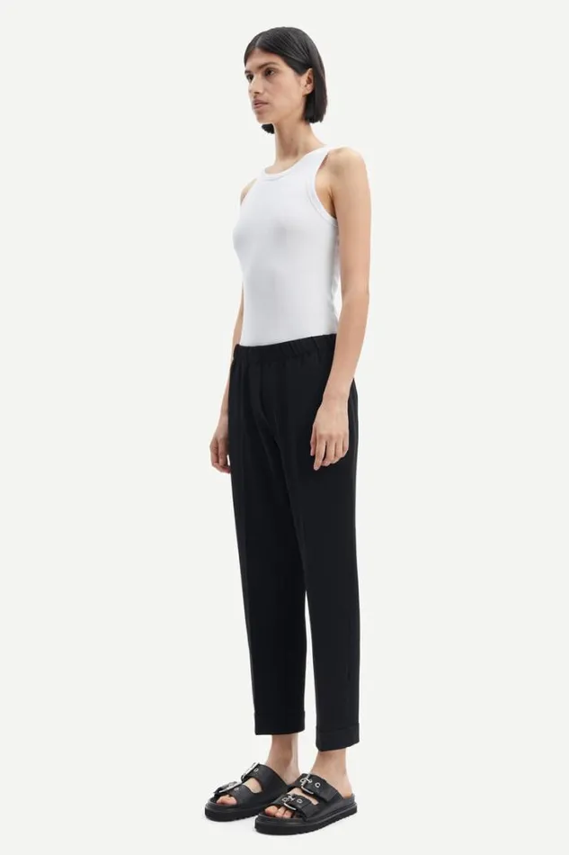 Woman Hoys Pants 6528 Black Samse Samse Trousers