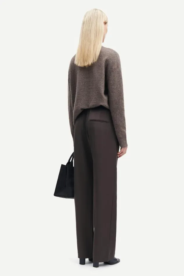 Woman Hoys Straight Pants 7331 Mulch Samse Samse Trousers