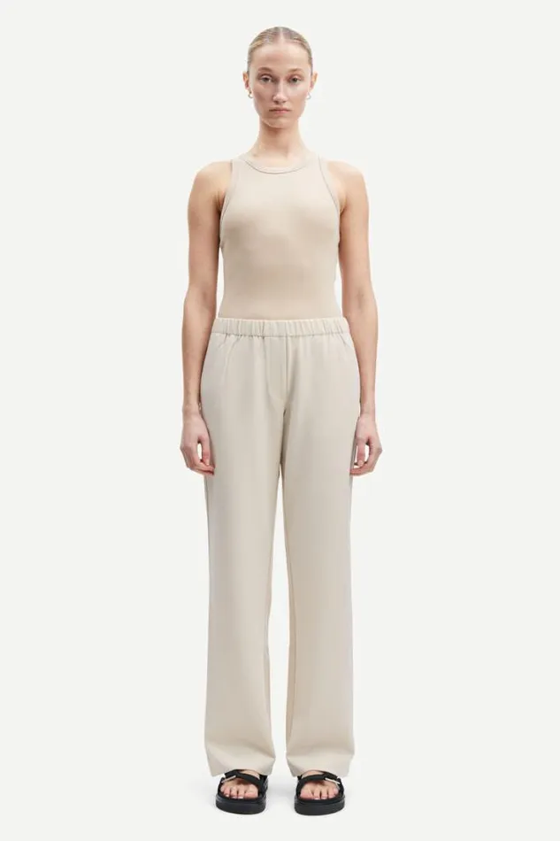 Woman Hoys Straight Pants 7331 Quicksand Samse Samse Trousers