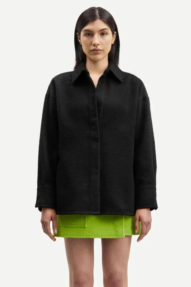 Woman Inez Shirt 15047 Black Samse Samse Matching Sets