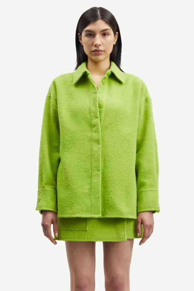 Woman Inez Shirt 15047 Macaw Green Samse Samse Matching Sets