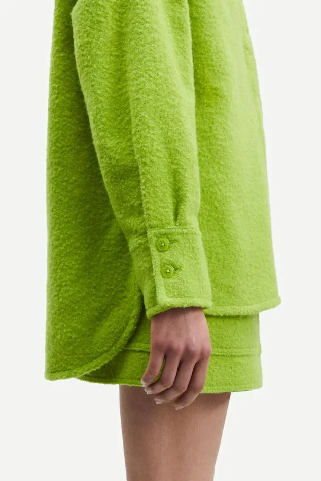 Woman Inez Shirt 15047 Macaw Green Samse Samse Matching Sets