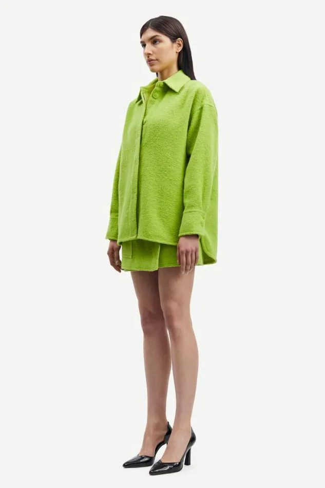 Woman Inez Shirt 15047 Macaw Green Samse Samse Matching Sets