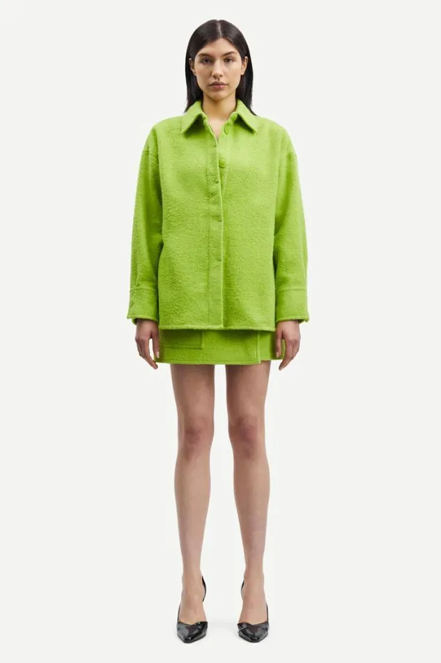 Woman Inez Shirt 15047 Macaw Green Samse Samse Matching Sets