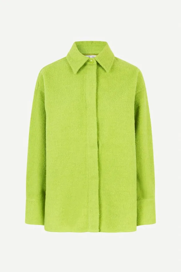 Woman Inez Shirt 15047 Macaw Green Samse Samse Matching Sets