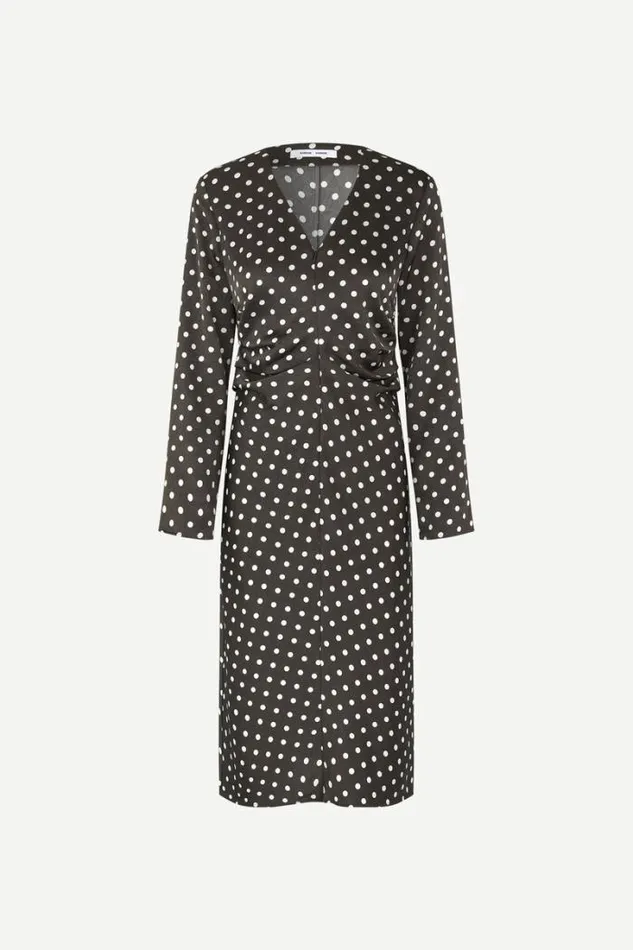 Woman Ivanka Dress 14896 Dott Brown Samse Samse Dresses and Jumpsuits
