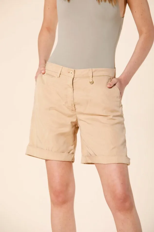 Woman Jaqueline Curvie Chino Bermuda In Twill Curvy Mason039s Bermudas