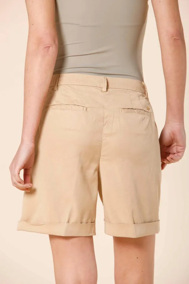 Woman Jaqueline Curvie Chino Bermuda In Twill Curvy Mason039s Bermudas
