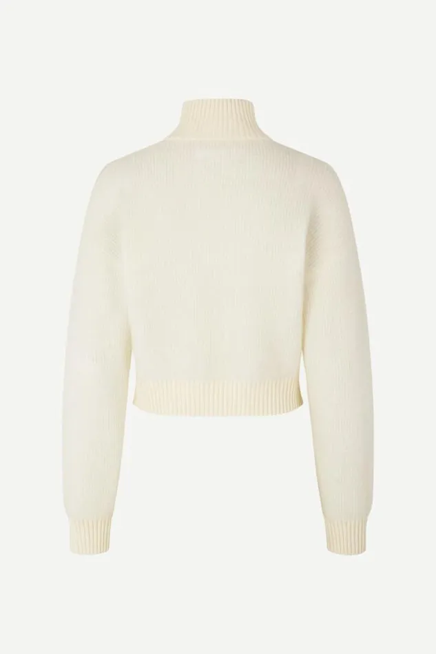Woman Jeanne Cardigan 14945 White Onyx Samse Samse Knitwear