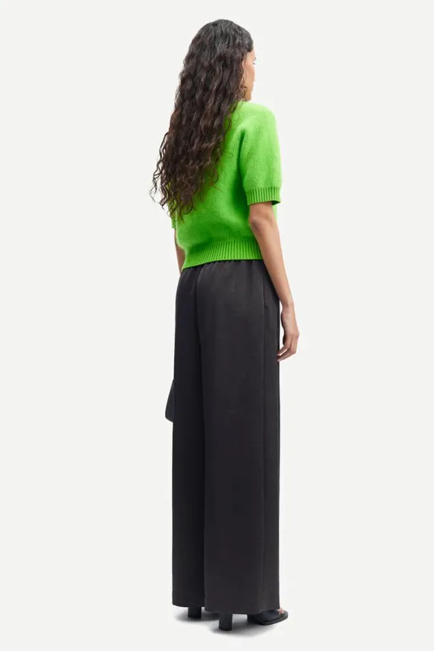 Woman Jeanne Short Sleeves 14945 Green Flash Samse Samse Knitwear