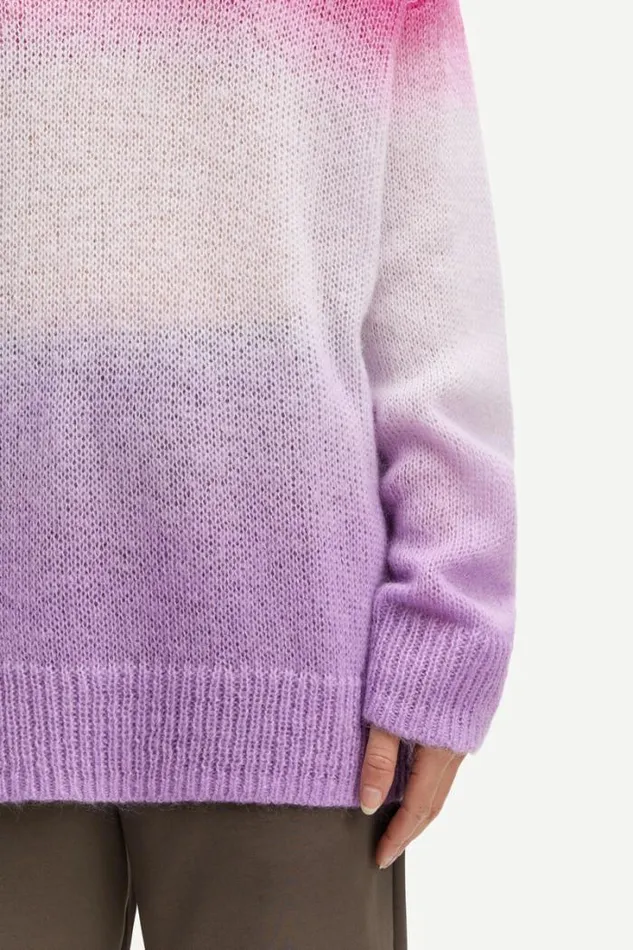 Woman Juliette Turtleneck 14946 Fuchsia Fedora Ombre Samse Samse Knitwear