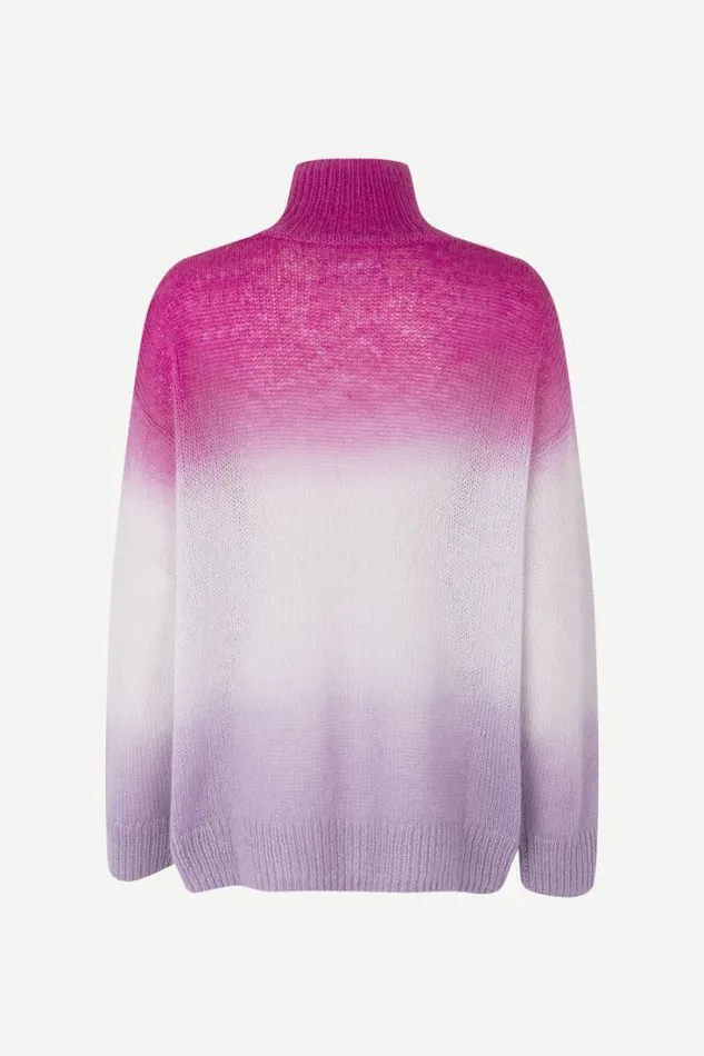 Woman Juliette Turtleneck 14946 Fuchsia Fedora Ombre Samse Samse Knitwear