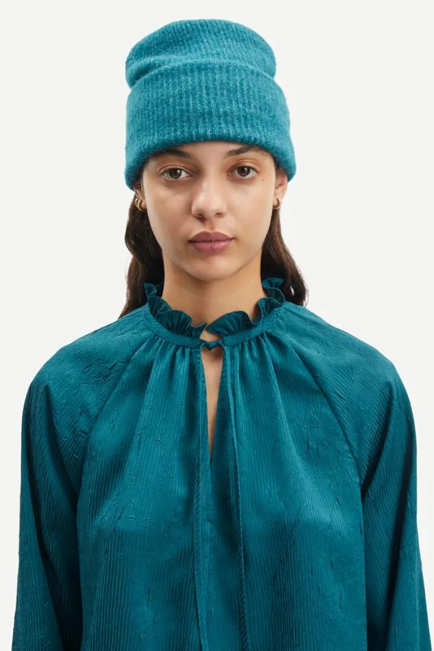 Woman Karookhi Blouse 15043 Atlantic Deep Samse Samse Shirts and Blouses