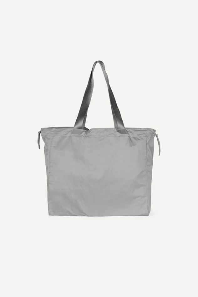 Woman Lara Shopper L 14868 Silver Samse Samse Bags and Wallets
