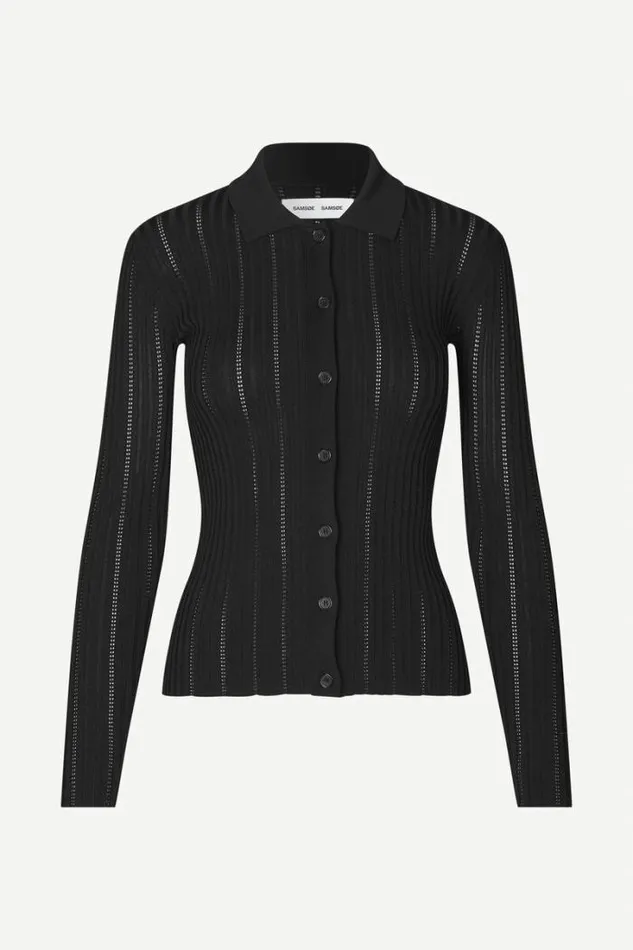 Woman Lea Cardigan 15025 Black Samse Samse Knitwear