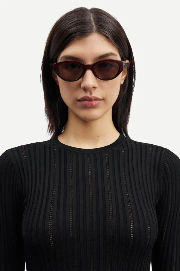 Woman Lea Crew Neck 15025 Black Samse Samse Knitwear