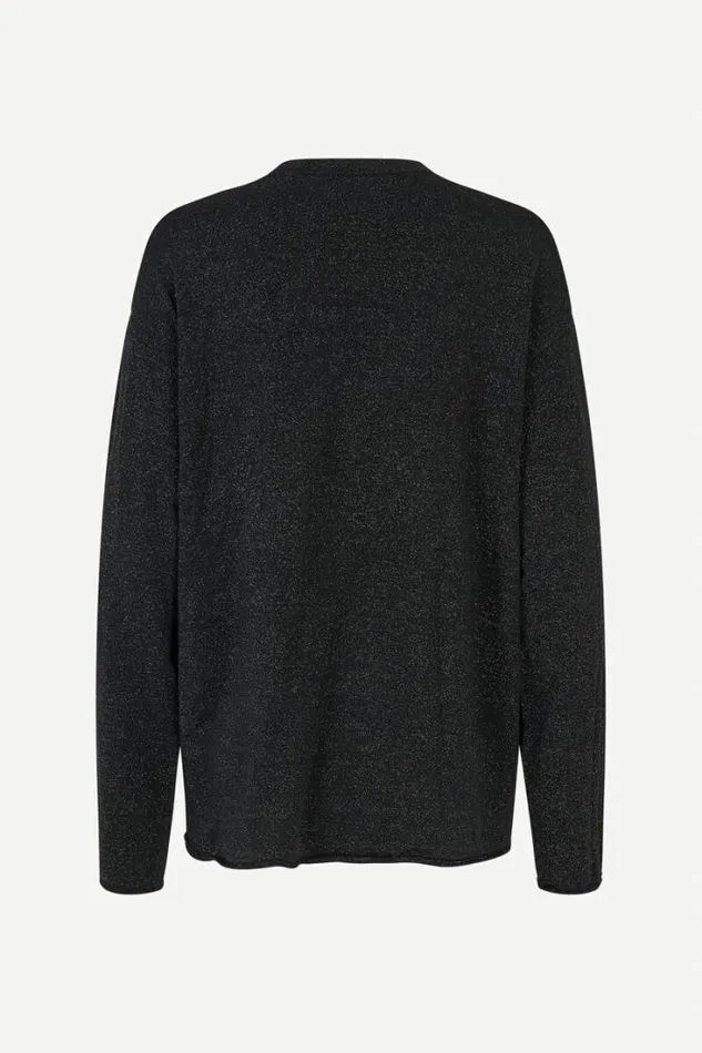 Woman Lillian Crew Neck 12917 Black Samse Samse Knitwear