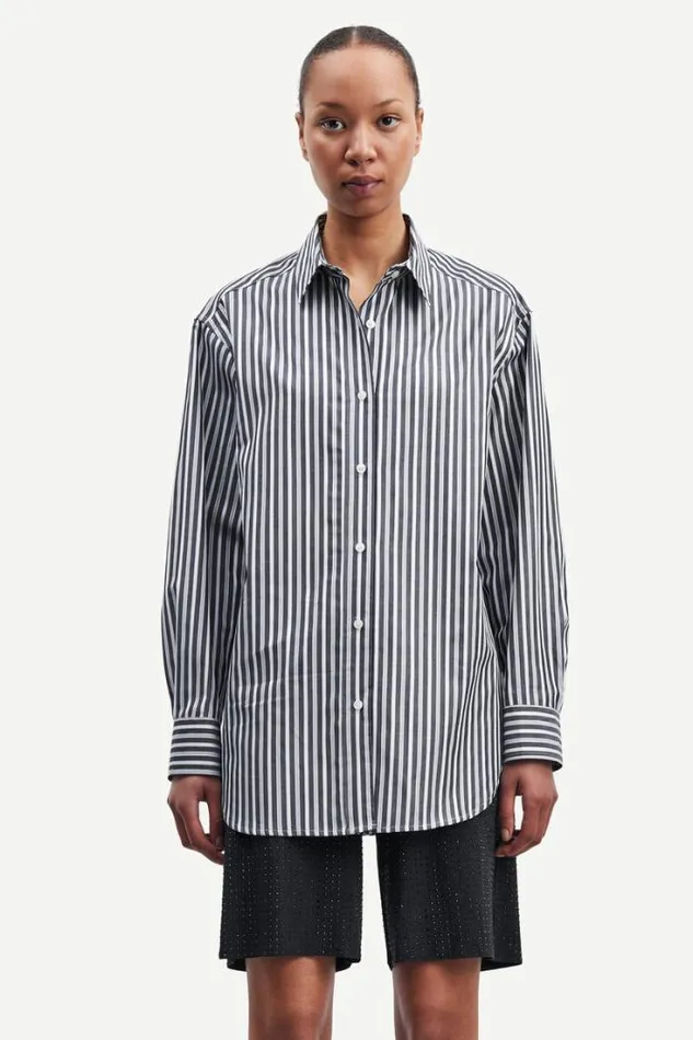 Woman Lova Shirt 15040 Black St Samse Samse Shirts and Blouses