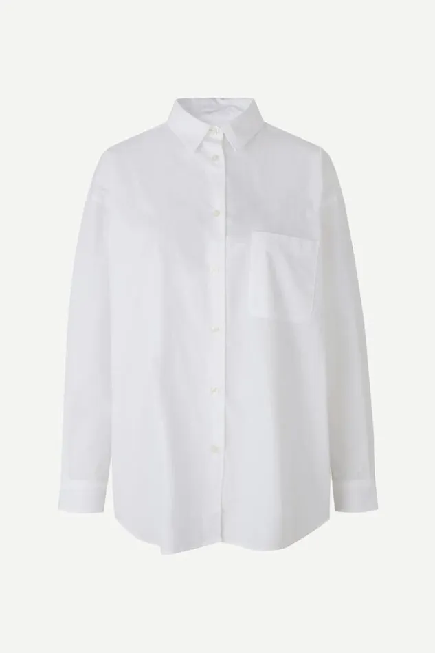 Woman Luana Shirt 13072 White Samse Samse Shirts and Blouses