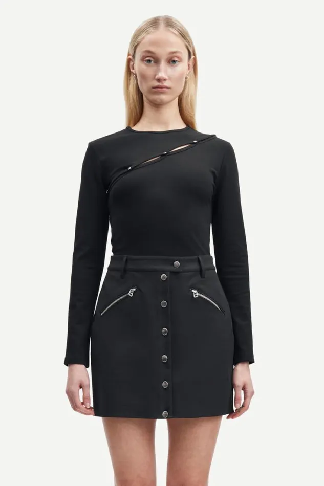 Woman Luanne Blouse 14667 Black Samse Samse Shirts and Blouses