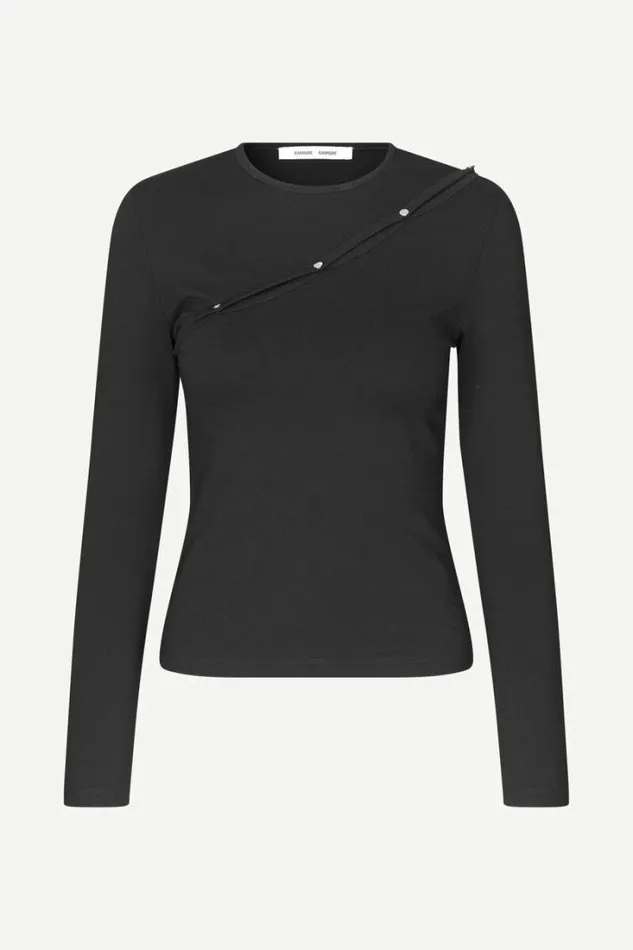 Woman Luanne Blouse 14667 Black Samse Samse Shirts and Blouses