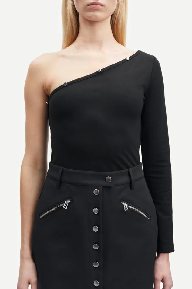 Woman Luanne Blouse 14667 Black Samse Samse Shirts and Blouses