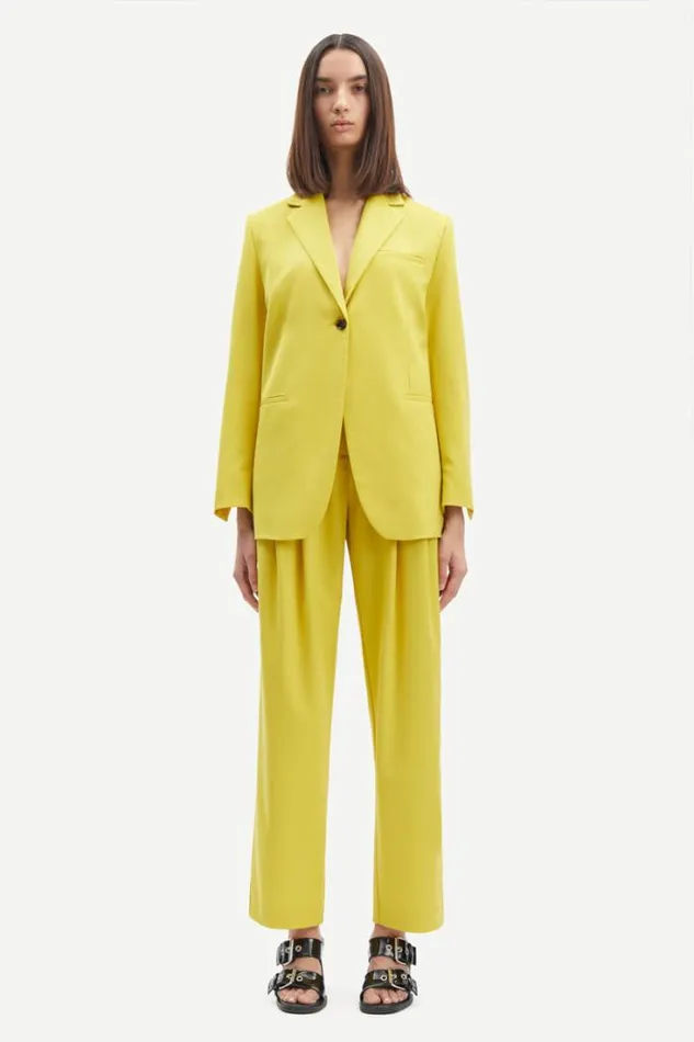 Woman Luzy Trousers 14888 Celery Samse Samse Matching Sets