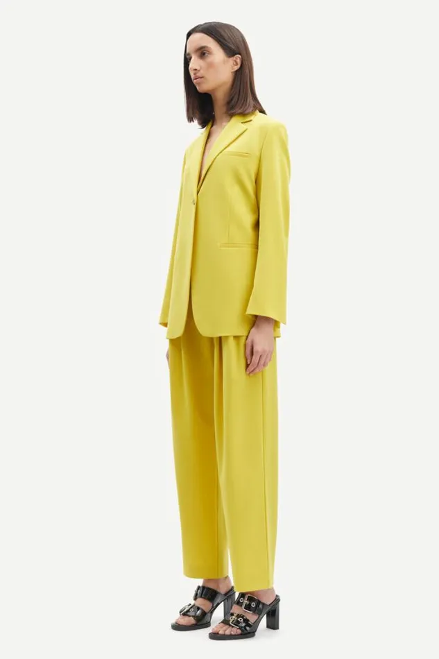 Woman Luzy Trousers 14888 Celery Samse Samse Matching Sets