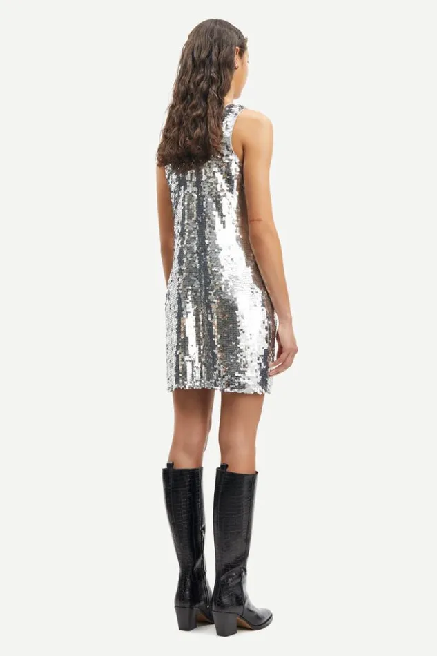 Woman Lykke Dress 15036 Silver Samse Samse Dresses and Jumpsuits