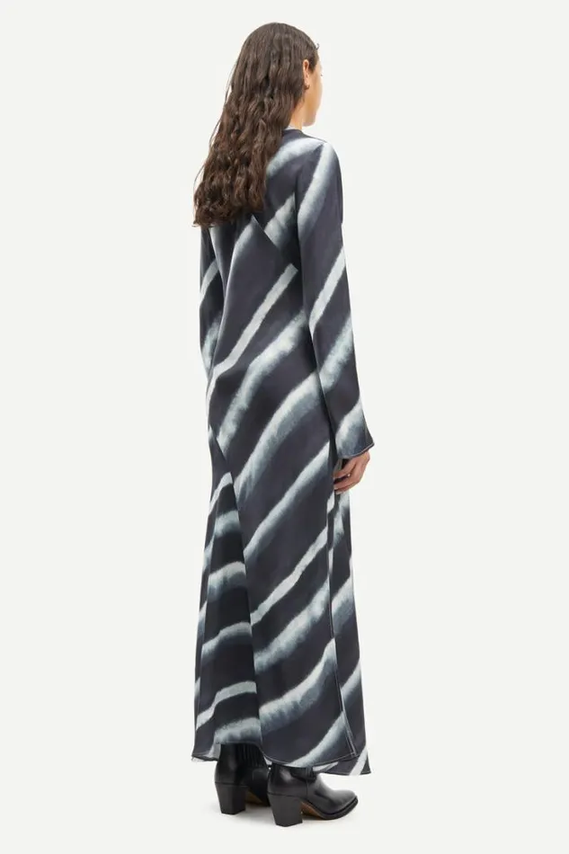 Woman Madeleine Dress 14905 Striped Ombre Blue Samse Samse Dresses and Jumpsuits