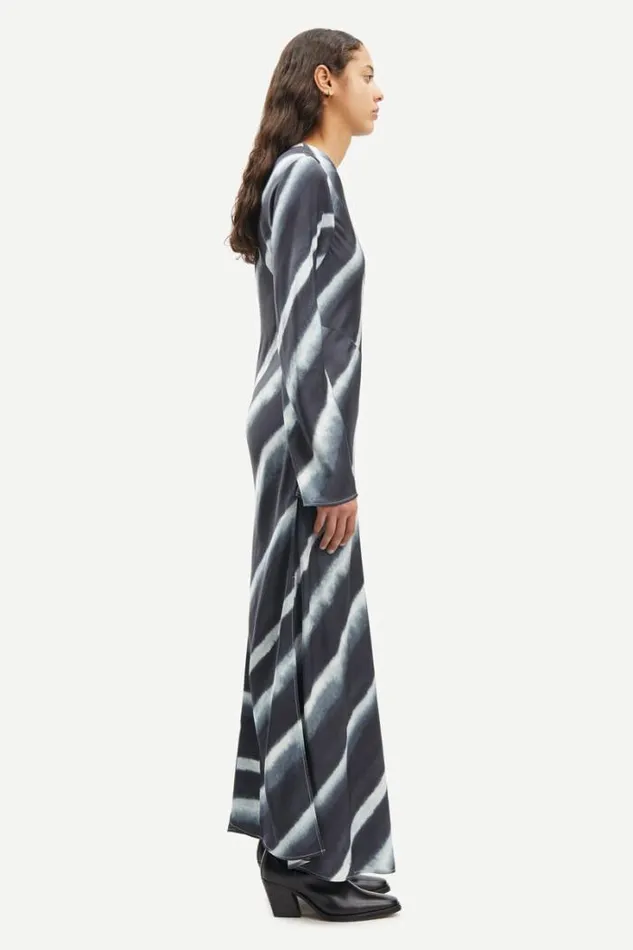 Woman Madeleine Dress 14905 Striped Ombre Blue Samse Samse Dresses and Jumpsuits