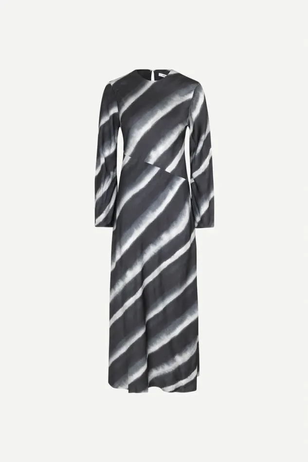 Woman Madeleine Dress 14905 Striped Ombre Blue Samse Samse Dresses and Jumpsuits
