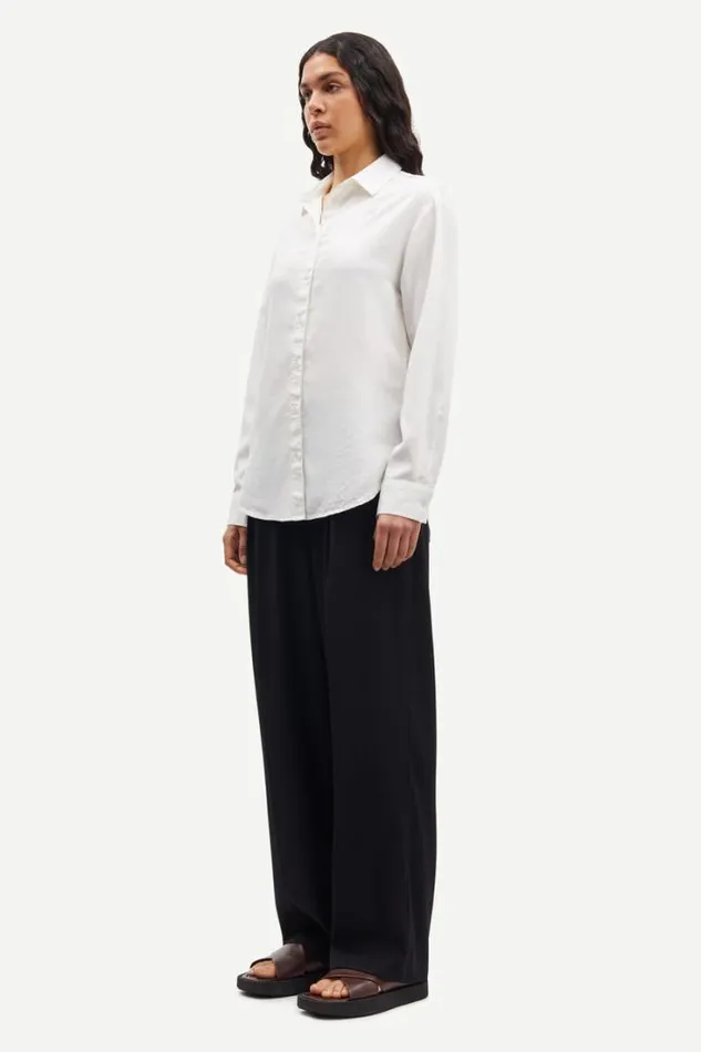 Woman Madisoni Shirt 14982 Marshmallow Samse Samse Shirts and Blouses