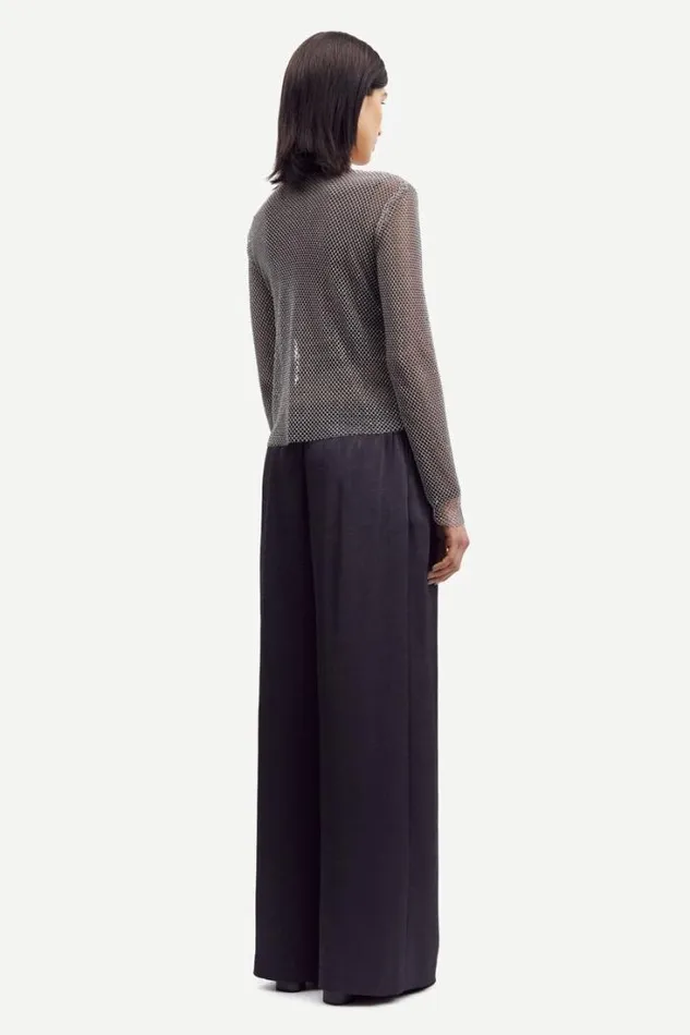 Woman Magda Blouse 15062 Light Grey Samse Samse Shirts and Blouses