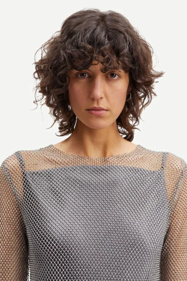 Woman Magda Dress 15062 Light Grey Samse Samse Dresses and Jumpsuits
